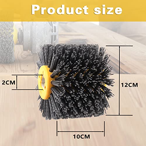 Shinboc 4.7x4 Inch Surface Conditioning Tool, 240 Grit Nylon Drawing Wheel - style: 240 Grit