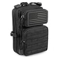 LIVANS Tactical Molle Utility Pouch, EDC Tool Pouch, Small Admin Pouch - color: Black