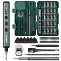 STREBITO Electric Screwdriver, 67 in 1 Electric Precision Screwdriver Set - color: Upgraded Green