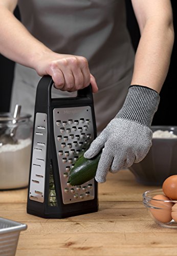 Microplane Cut Resistant Glove Keep Hands Safe in The Kitchen