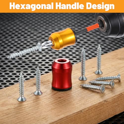 3 PCS Magnetic Screw Holder, Magnetic Screw Ring for Power Drill Bits, Hex Screwdrivers, Impact Wrench, Removable Bit Magnetizer Ring for Mechanics, Carpenter, DIY Repairs
