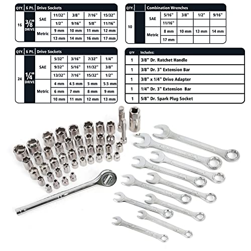 GreatNeck 191-Pc Mariner's Tool Set, Boat Tool Kit for Maintenance - size: 191-Piece