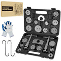 GOOACC 22pc Disc Brake Caliper Compression Tool Set w Hangers Gloves Black - color: 22pc Brake Caliper+Gloves+Hangers Black