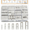 mankk 284PCS 26-6AWG Non Insulated Butt Connectors Kit - color: 284PCS 26-6AWG Kit-Non Insulated