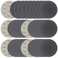 6 Inch 50 Pcs Wet Dry Hook and Loop Sanding Discs, No Hole, 400 Grit - style: Grit 400