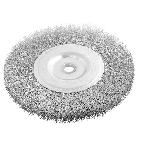 OEMTOOLS 26057 6-Inch Coarse Wire Wheel, Wire Wheel for Angle Grinder, Surface Prep and Deburring, Carbon Steel, Max 4500 RPM - style: 6" Coarse