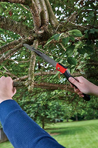 CRAFTSMAN Folding Hand Saw, 8 in. Blade, Compact Design, for Camping, Pruning, Cutting Wood, Branches or Brush - style: Folding Pruning Saw