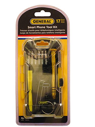 General Tools 660 iPhone Repair Kit for Smart Phones, Tablets & Other Electronic Devices, 17 piece set