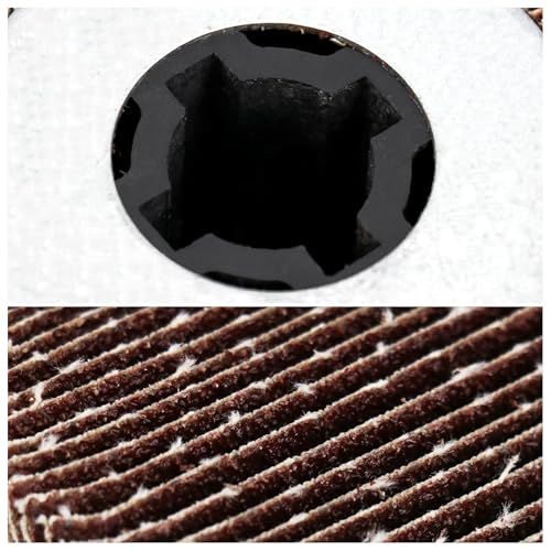 Flap Sanding Drum 4.5"x4", 60 Grit, Aluminum Oxide, 3/4" Arbor - color: A1