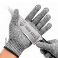 A5 Cut Resistant Gloves, Food Grade Kitchen Safety Gloves - color: Dark Gray, size: X-Large