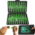 41 Pcs Terminal Pin Removal Tools with Blow-Molded Case, Green - color: Green