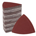 120 Pcs Triangle Sanding Pads, 240 Grits Detail Sander Sandpaper Hook and Loop Sanding Sheet,3-1/8"(80mm) Triangular Sandpaper for 3-1/8" Oscillating Multi Tool, No Holes - size: 240 Grit, style: No Hole