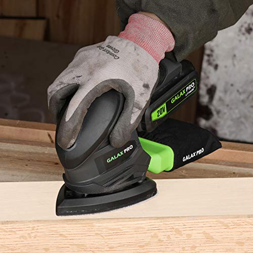 GALAX PRO 20V Cordless Detail Sander with 20 Pcs Sandpapers - style: Cordless Detail Sander