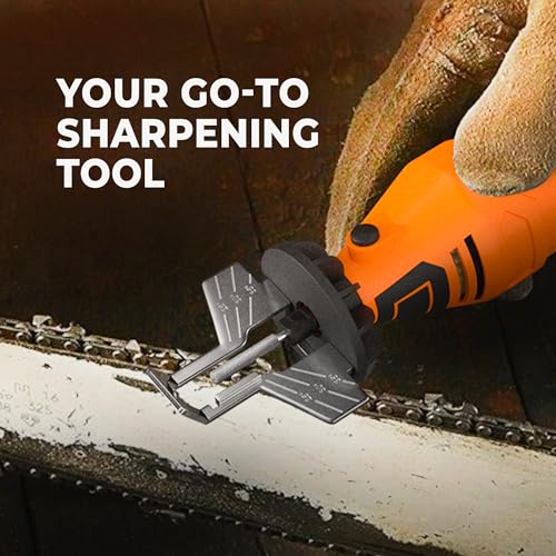 Sharp Pebble Electric Chainsaw Sharpener Kit – Chain Saw Sharpening Tool