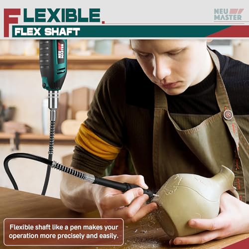 NEU Master 200W Rotary Tool Kit, 10000-35000RPM Corded Rotary Tool for DIY