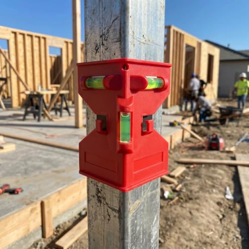 Triple Bubble Spirit Level, Red, Magnetic