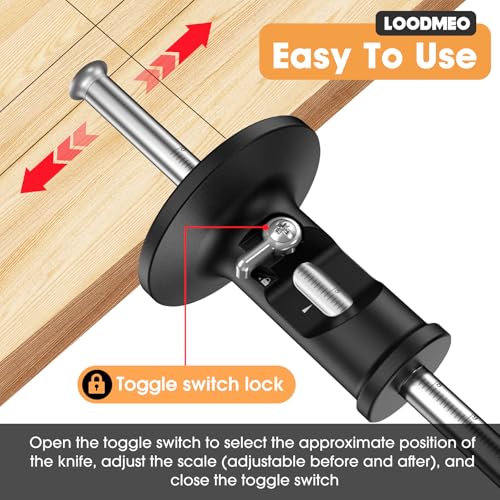 Simple Version Wheel Marking Gauge for Woodworking with 0.2mm Adjustment