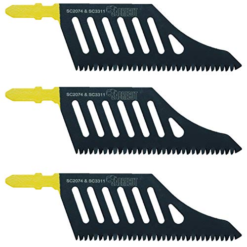 SabreCut 3pcs JSSC2074_3 Wood Jigsaw Blades Professional
