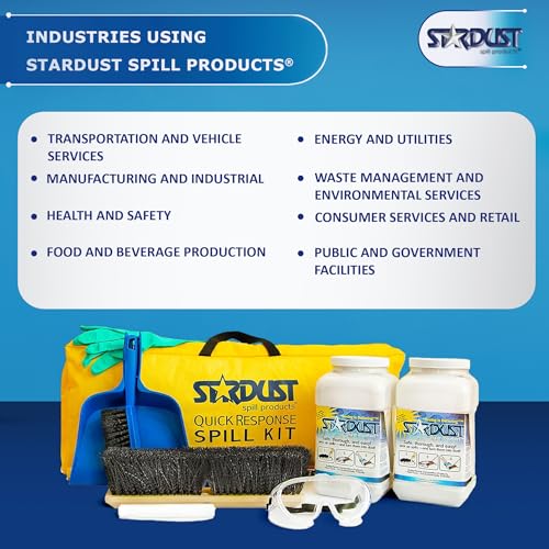 Stardust D710 Quick Response Spill Kits for Vehicles, Heavy Duty Duffle