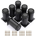 OwnMy 8PCS 4 Inch Stainless Steel Furniture Legs Adjustable Cabinet Legs - size: 4 Inch
