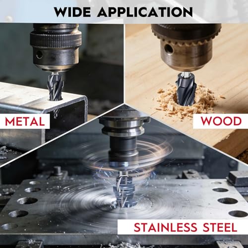 Cobalt Step Drill Bit 1/4" to 3/4", TiAlN Coating 4 Spiral Flute Step Bit - color: 1Pcs M35 Spiral