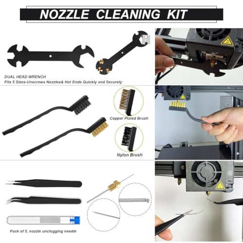 52PCS 3D Printer Tools Kit with Storage Case - style: 2026 New Basic Set