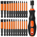 Metric & SAE Ball End Hex Bit Set with Quick Change Bit Driver - style: 24PCS 2.5IN Ball Hex Bits+Bit Driver
