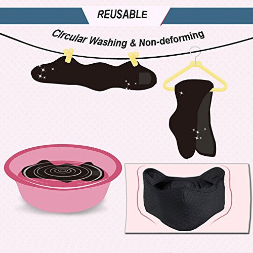 Half Face Mask Mouth Masks with Earmuffs Anti Dust Windproof Ski Mask for Winter Outdoor Sports and Activities