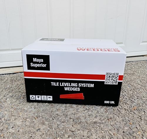 500 Piece Reusable Wedges for 1/8",1/16" and 1/32" Spacers,can be Used for Leveling Spacers and Tile Leveling System Clips, Tile Levelers for Wall,Floor,Tile, Ceramic,Stone Installation