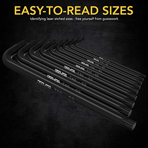 LEXIVON Allen Wrenches Sets, 26-Piece Metric & SAE Hex Keys (LX-132) - size: 26-Piece Metric & SAE Hex