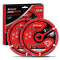 EZARC Diamond Cutting Wheel 3 x 3/8 Inch, 5000+ Cuts on Metal, 2 Pack, Gray, Die Grinder, Diamond Material - style: 3 x 3/8 Inch