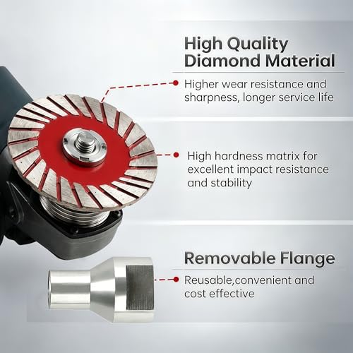 1.57" Professional Diamond Saw Blades Set for Angle Grinder, Precision