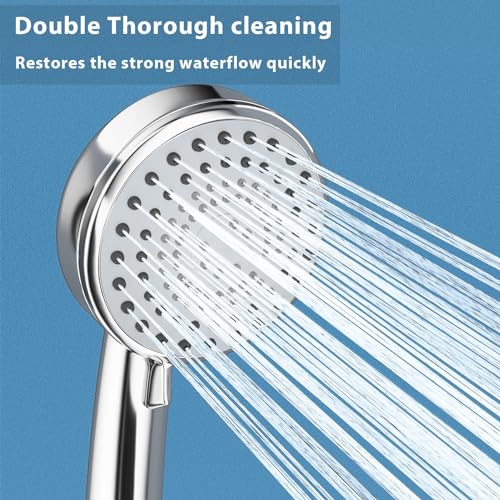 Lumkew Multiplesize Shower Head Cleaner Tool, Shower Head Cleaning Brushes Small Hole, Showerhead Cleaner Picks Unclogging Tiny Nozzle Little Gaps 3D Printer Opening, Orange