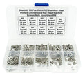 300Pcs Metric M2 Stainless Steel Phillips Countersunk/Flat Head Machine Screws Nuts Assortment Kit- M2x 4mm/ 6mm/ 8mm/ 10mm/ 12mm/ 14mm/ 16mm/ 18mm/ 20mm - size: M2