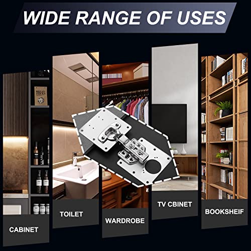 Cabinet Hinge Repair Plate, Hinges Repair Fixing Plate Cabinet Repair Board - size: Large