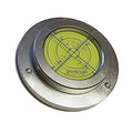 4" High Accuracy Aluminium Housing Big Bullseye Level Bubble Spirit Level with Mounting Hole for RV Crane Pile Driver - size: 100mm/4"