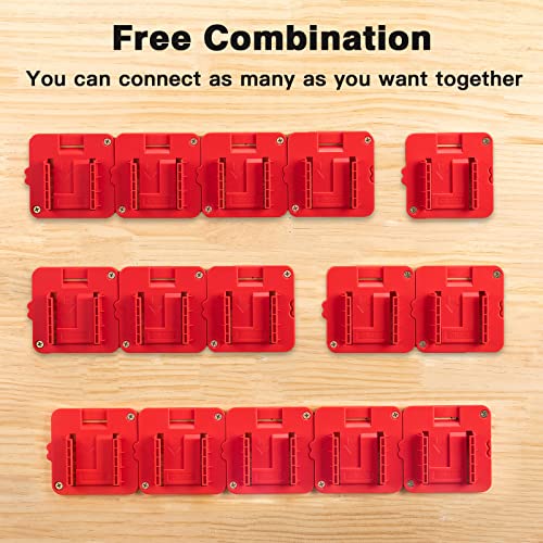 Battery Holder Compatible for Craftsman V20 20V Battery - size: 5 PACK，fit for CMCB204 20V Battery