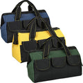 Sanwuta 3 Pack 13 Inch Tool Bags, Classic, Blue, Yellow, Army Green - color: Blue, Yellow, Army Green, size: 13 Inch, style: Classic