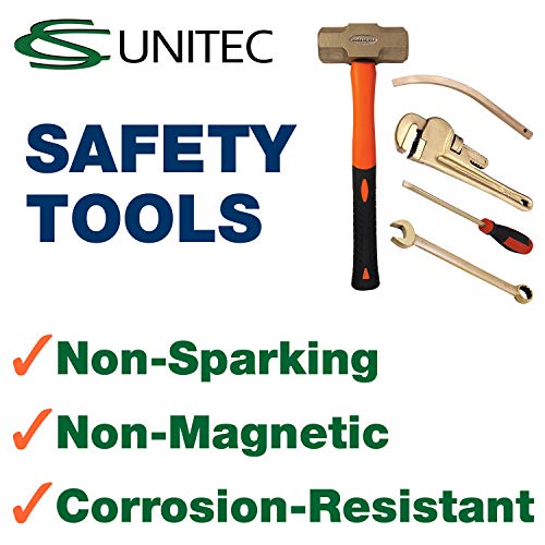 CS Unitec | Non-Sparking Ball Peen Hammer | 1.5 lbs | TUV Certified | Aluminum Bronze | Non-Magnetic | Corrosion Resistant | EX101U-0150A - size: 1.5 lb