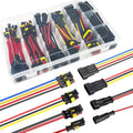 14 AWG 1/2/3/4 Wire Connector Waterproof Automotive Pin Connectors(20set) - size: 1-2-3-4pin/20set