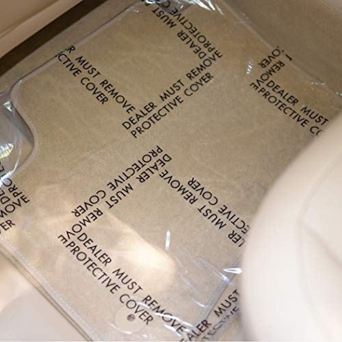 CARCAREZ Auto Adhesive Floor Mat, 4 mil Car Carpet Protector Film | 100 Mats Per Roll | 24" Wide, 200' Long - size: 200 ft