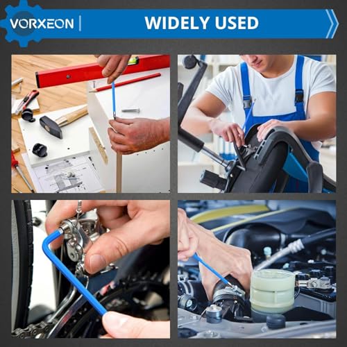 9-Piece Metric Allen Wrench Hex Key Set 1.5 to 10 mm - size: 9PCS Blue Allen Wrench Set