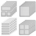 Sibba 20 Sheets Window Screen Patches Repair Kit Self-Adhesive Patch