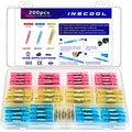 200pcs Heat Shrink Butt Connectors for Electrical Wiring