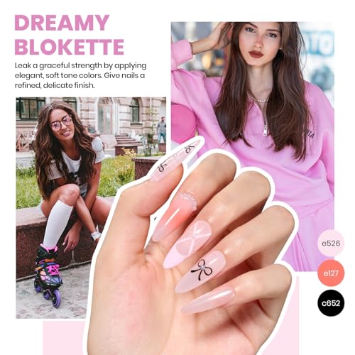 Beetles Gel Nail Polish Kit with U V Light - 37Pcs 25 Colors Gel Polish Kit - color: 25 Colors Energetic Moves