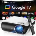 Official Licensed Google TV - HAPPRUN 4K Supported Outdoor Smart Projector - style: Official Licensed Google TV