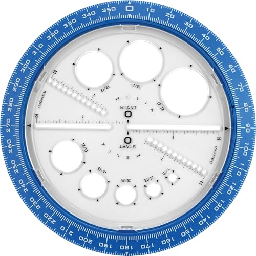 Helix - Angle and Circle Maker - 360 Degrees - Assorted - 6 inch / 15 cm