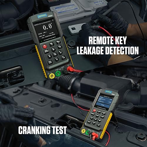 AUTOOL Multimeter Oscilloscope Automotive TRMS Digital Multimeter and Oscilloscope Kit 1000V 20A, with Test K line & CAN Bus Signal, Sensor Signal, Relay Test, Ignition Pulse Signal Test