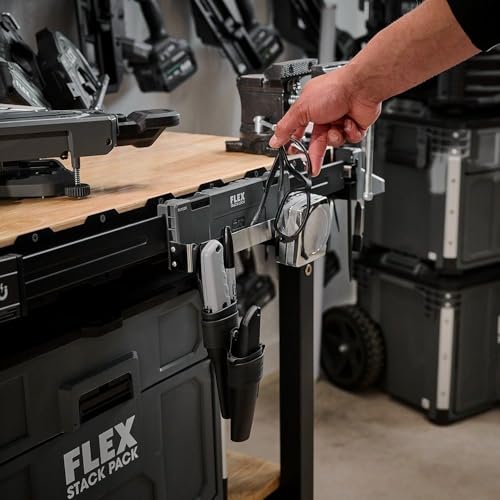 FLEX TRACK-LOCK Wall Mount Storage System Belt & Tool Rack - FS1520 - style: Belt & Tool Rack
