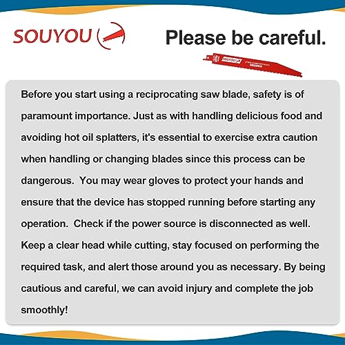 50 Pack 9 Inch 6/12 Tpi Reciprocating Saw Blades Bi-Metal Steel Demon with Perma-Shield Coating Stud and Reciprocating Saw Blades for Cutting Embedded Wood Metals PVC Pallets etc. - size: 9in 50Pack, style: 6/12 Tpi